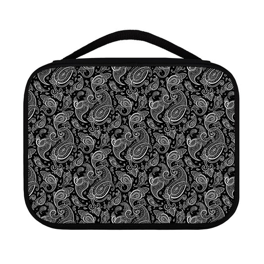 Black And White Paisley Pattern Print Classic Bible Case