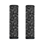 Black And White Paisley Pattern Print Handle Covers