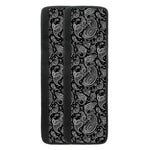 Black And White Paisley Pattern Print Refrigerator Handle Covers