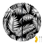 Black And White Palm Leaves Print Basketball