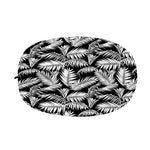 Black And White Palm Leaves Print Car Side Mirror Covers