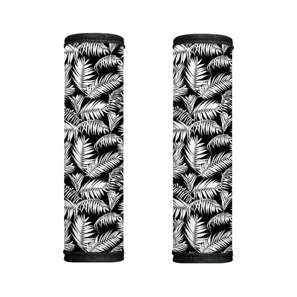 Black And White Palm Leaves Print Handle Covers