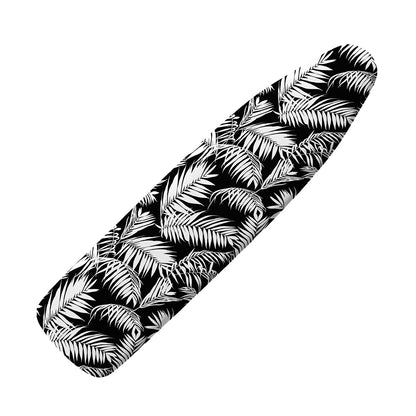 Black And White Palm Leaves Print Ironing Board Cover