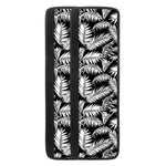 Black And White Palm Leaves Print Refrigerator Handle Covers