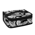Black And White Palm Leaves Print Small Lunch Bag