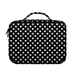 Black And White Paw And Polka Dot Print Briefcase Bible Bag