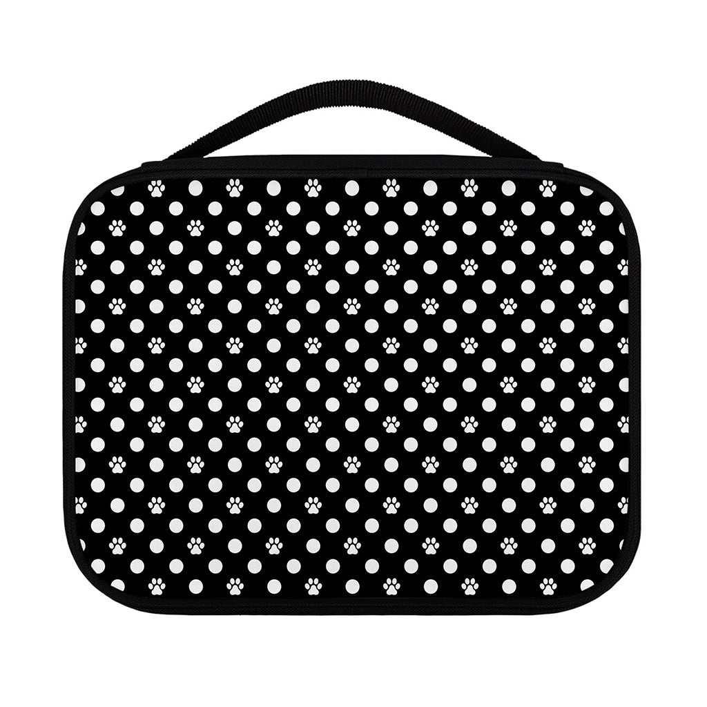 Black And White Paw And Polka Dot Print Classic Bible Case