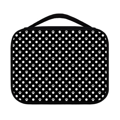Black And White Paw And Polka Dot Print Classic Bible Case