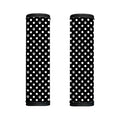 Black And White Paw And Polka Dot Print Handle Covers