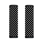 Black And White Paw And Polka Dot Print Handle Covers