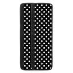 Black And White Paw And Polka Dot Print Refrigerator Handle Covers
