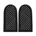 Black And White Paw And Polka Dot Print Skillet Handle Cover