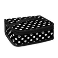 Black And White Paw And Polka Dot Print Small Lunch Bag