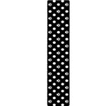 Black And White Paw And Polka Dot Print Table Runner