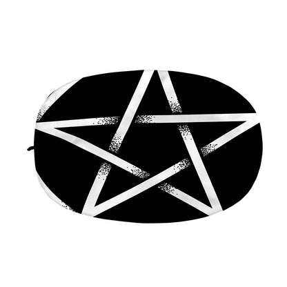 Black And White Pentagram Symbol Print Car Side Mirror Covers