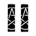 Black And White Pentagram Symbol Print Handle Covers