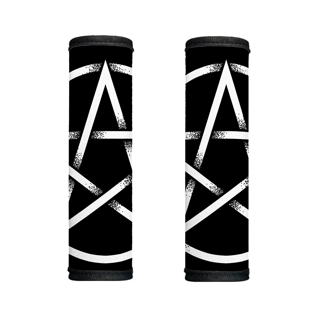 Black And White Pentagram Symbol Print Handle Covers