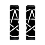 Black And White Pentagram Symbol Print Handle Covers