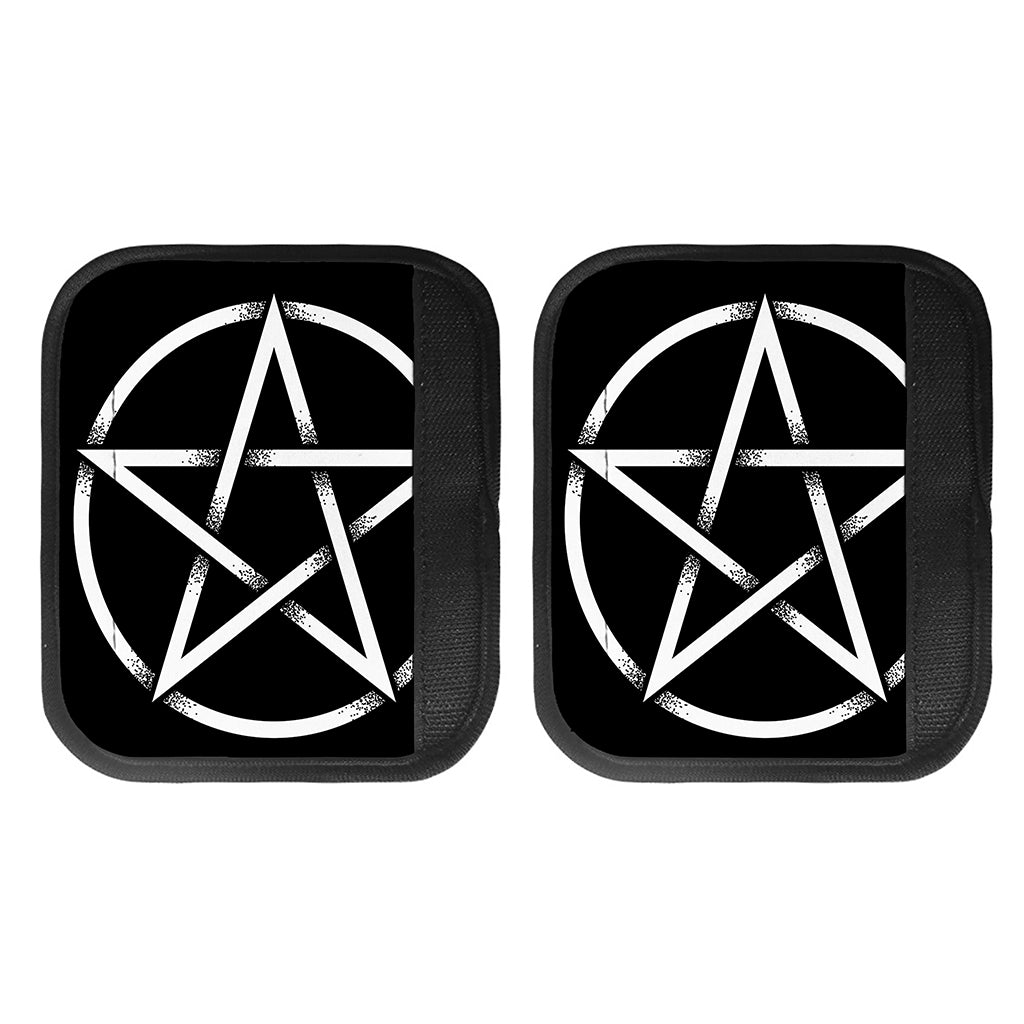Black And White Pentagram Symbol Print Handle Covers
