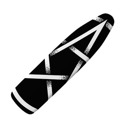Black And White Pentagram Symbol Print Ironing Board Cover