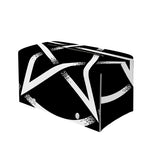 Black And White Pentagram Symbol Print Leather Tissue Box Cover