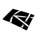 Black And White Pentagram Symbol Print Pet Cooling Mat Cover
