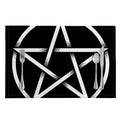 Black And White Pentagram Symbol Print Placemat
