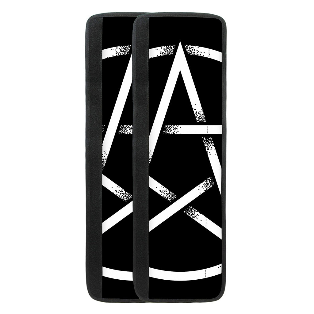 Black And White Pentagram Symbol Print Refrigerator Handle Covers