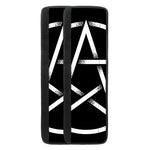 Black And White Pentagram Symbol Print Refrigerator Handle Covers