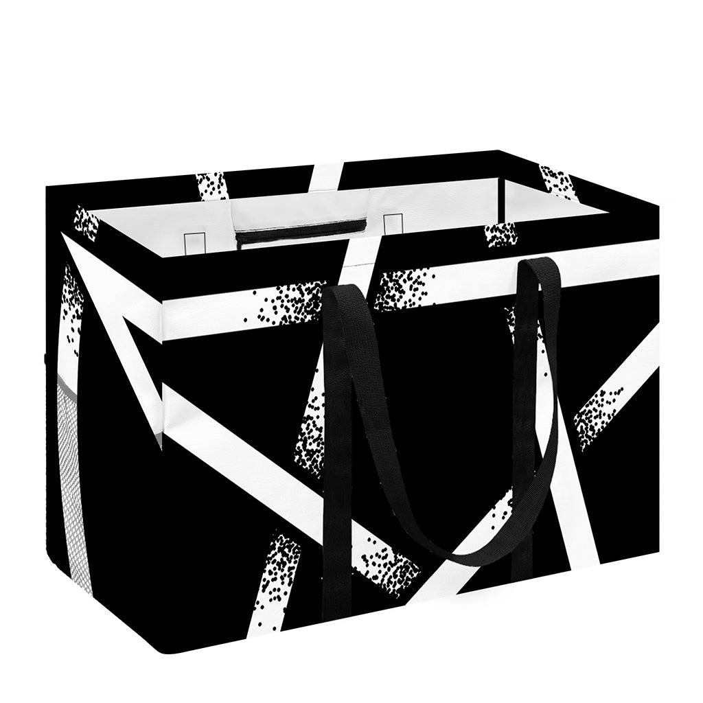 Black And White Pentagram Symbol Print Utility Tote Bag