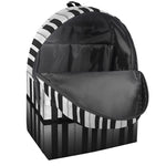 Black And White Piano Keyboard Print Backpack