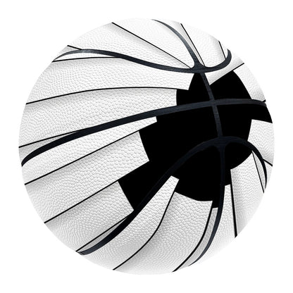 Black And White Piano Keyboard Print Basketball