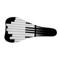 Black And White Piano Keyboard Print Bicycle Seat Cover