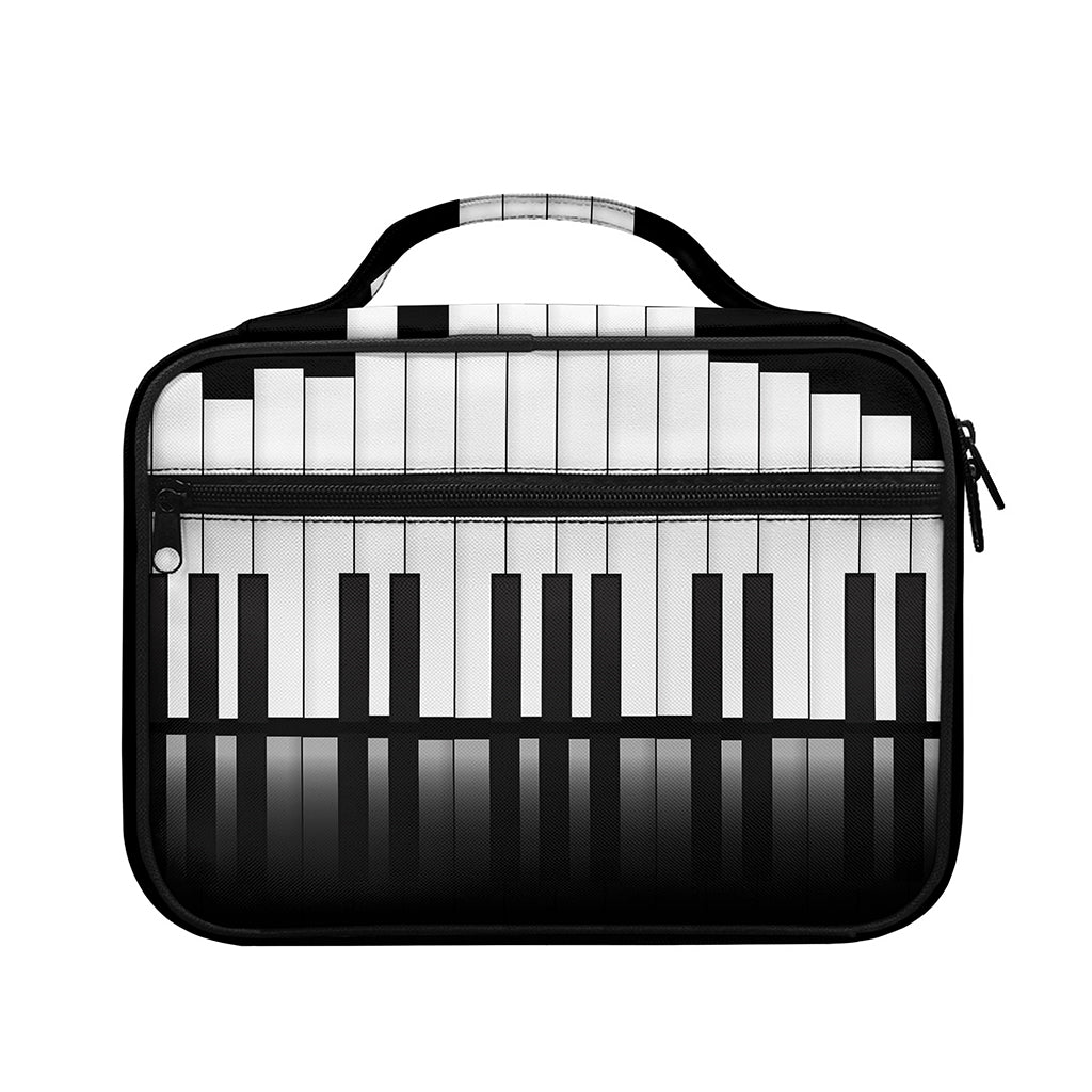 Black And White Piano Keyboard Print Briefcase Bible Bag