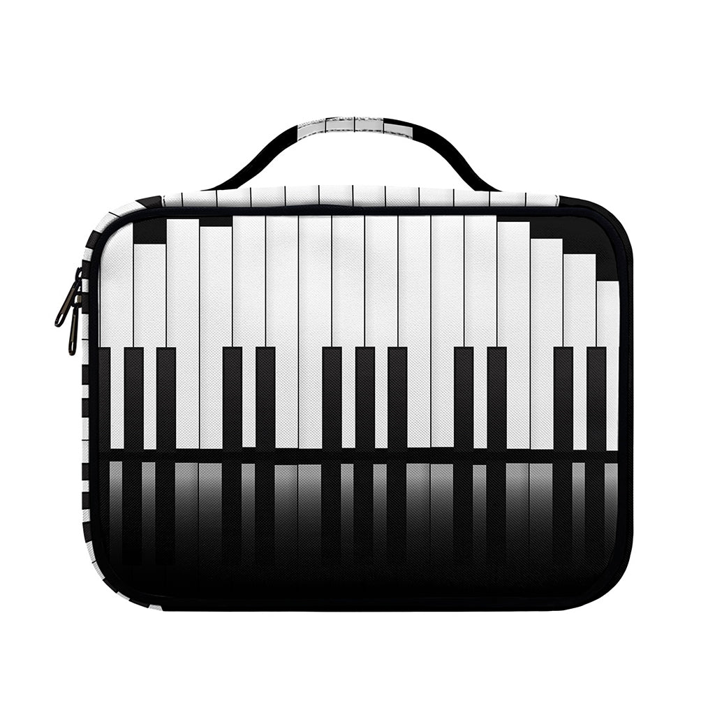 Black And White Piano Keyboard Print Briefcase Bible Bag