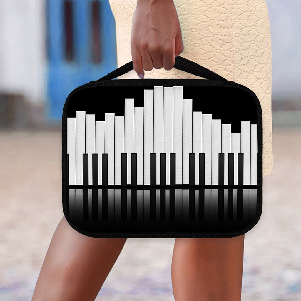 Black And White Piano Keyboard Print Classic Bible Case
