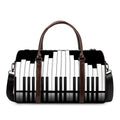 Black And White Piano Keyboard Print Duffel Bag