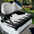 Black And White Piano Keyboard Print Golf Cart Seat Cover