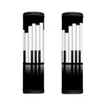 Black And White Piano Keyboard Print Handle Covers