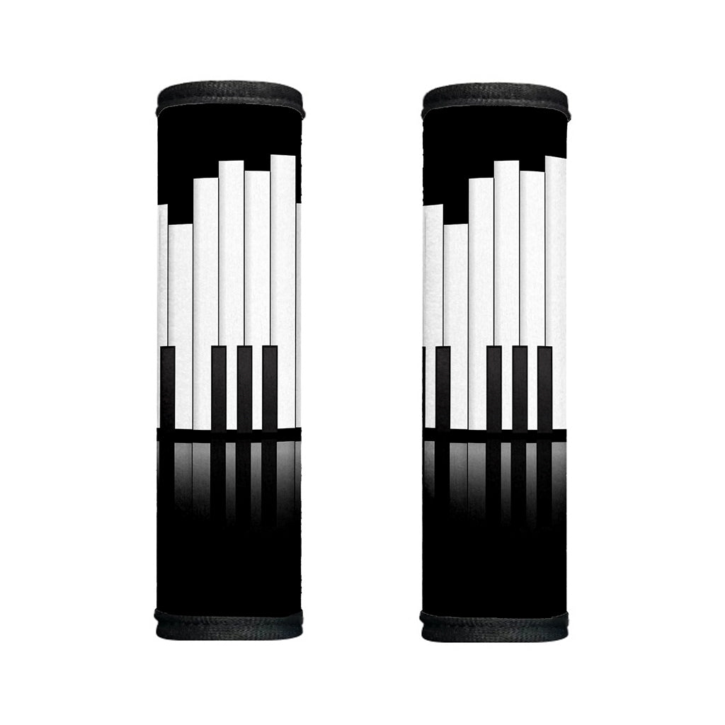 Black And White Piano Keyboard Print Handle Covers