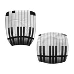 Black And White Piano Keyboard Print Office Chair Cover