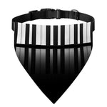 Black And White Piano Keyboard Print Over The Collar Dog Bandana