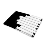 Black And White Piano Keyboard Print Pet Cooling Mat Cover