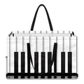 Black And White Piano Keyboard Print Utility Tote Bag