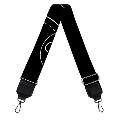 Black And White Pisces Sign Print Bag Strap