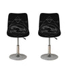 Black And White Pisces Sign Print Bar Stool Covers