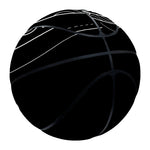 Black And White Pisces Sign Print Basketball