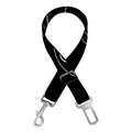 Black And White Pisces Sign Print Dog Seat Belt