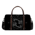 Black And White Pisces Sign Print Duffel Bag