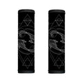 Black And White Pisces Sign Print Handle Covers